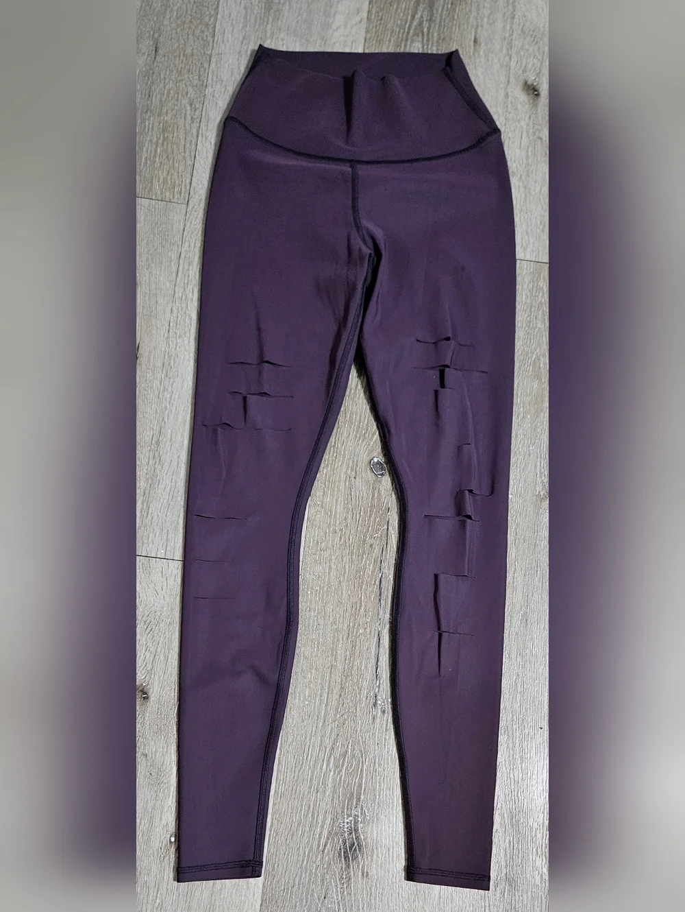 ALO Yoga Ripped Warrior Leggings High Waisted Women’s Size Small